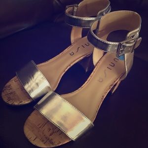 Unisa Silver Sandals 7.5